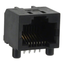 30 pcs - RJHSE5080 Amphenol ICC RJHSE Series Male RJ45 Connector, Through Hole, Cat5