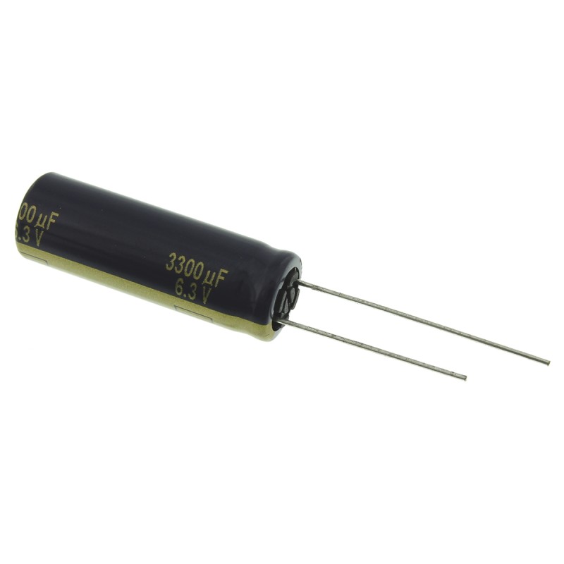 20 pcs - EEUFK0J332L Panasonic 3300μF Aluminium Electrolytic Capacitor 6.3V dc, Radial, Through Hole - EEUFK0J332L