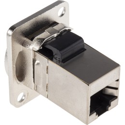 1 pcs - RS PRO RJ45 Feedthrough Connector, Cat6, FTP