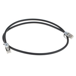 1 pcs - RS PRO Cat6 Male RJ45 to Male RJ45 Ethernet Cable, F/UTP, Black LSZH Sheath, 1m