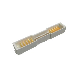 1 pcs - Amphenol Communications Solutions ComboStak Series Vertical PCB Header, 40 Contact(s), 2 Row(s), Shrouded