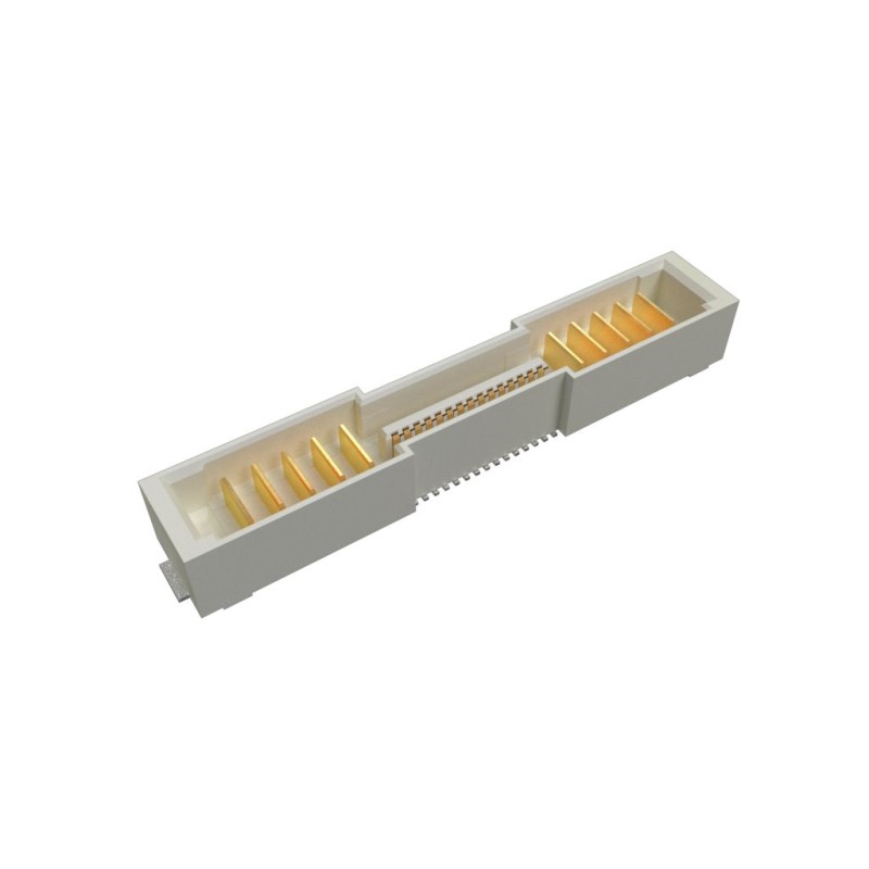 1 pcs - Amphenol Communications Solutions ComboStak Series Vertical PCB Header, 40 Contact(s), 2 Row(s), Shrouded