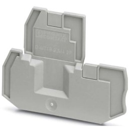 5 pcs - Phoenix Contact D-UTT 2.5/4 Series End Cover for Use with DIN Rail Terminal Blocks