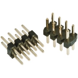 50 pcs - M22-2020405 HARWIN M22 Series Straight Through Hole Pin Header, 8 Contact(s), 2.0mm Pitch, 2 Row(s), Unshrouded