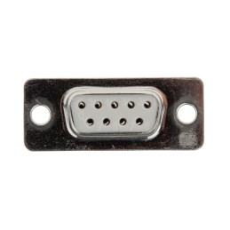 20 pcs - RS PRO 9 Way Panel Mount D-sub Connector Socket, 2.8mm Pitch