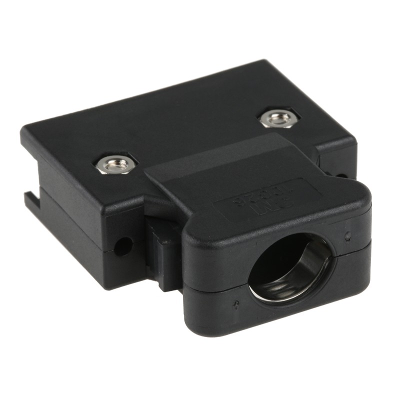 1 pcs - 3M 103 Series PBT D Sub Backshell, 26 Way, Strain Relief