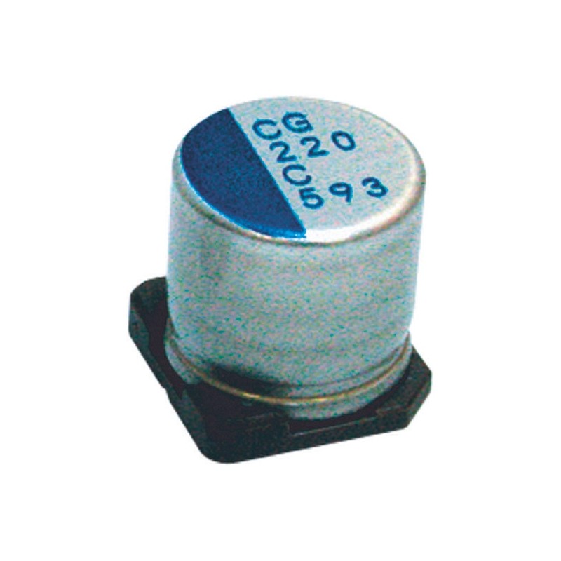 20 pcs - PCG0J331MCL1GS Nichicon 330μF Surface Mount Polymer Capacitor, 6.3V dc