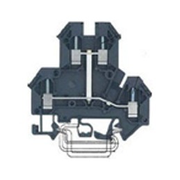 5 pcs - Wieland 5 E / U / VB, WKN 2 Series Black Double Level Terminal Block, Double-Level, Screw Termination