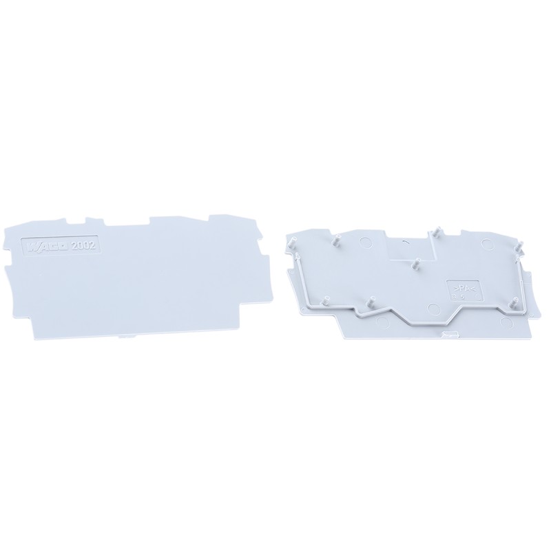 50 pcs - 2002-1391 Wago TOPJOB S, 2002 Series End and Intermediate Plate for Use with 2002 Series Terminal Blocks, IECEx