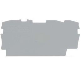 50 pcs - 2002-1391 Wago TOPJOB S, 2002 Series End and Intermediate Plate for Use with 2002 Series Terminal Blocks, IECEx