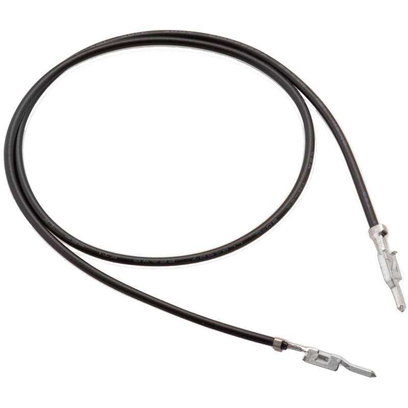 20 pcs - 649049022030 Wurth Elektronik Female WR-MPC4 to Male WR-MPC4 Crimped Wire, 300mm, 0.34mm², Black