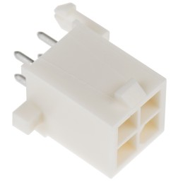 20 pcs - 1-770174-0 TE Connectivity Mini-Universal MATE-N-LOK Series Straight Through Hole PCB Header, 4 Contact(s), 4.14mm Pitc