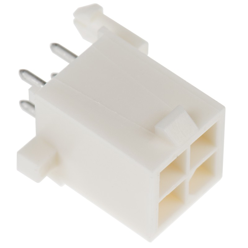 20 pcs - 1-770174-0 TE Connectivity Mini-Universal MATE-N-LOK Series Straight Through Hole PCB Header, 4 Contact(s), 4.14mm Pitc