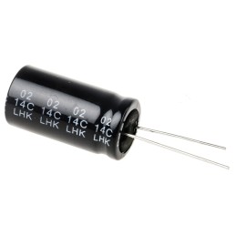 20 pcs - RS PRO 100μF Aluminium Electrolytic Capacitor 250V dc, Radial, Through Hole