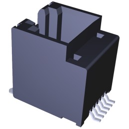 20 pcs - 85510-5119 Molex Modular Plugs - Jacks Series Female RJ11 Connector, Surface Mount, Cat3