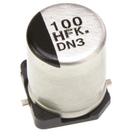 50 pcs - EEEFK1H101GP Panasonic 100μF Aluminium Electrolytic Capacitor 50V dc, Surface Mount - EEEFK1H101GP