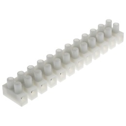 20 pcs - RS PRO Non-Fused Terminal Block, 12-Way, 3 - 24A, 12 AWG Wire, Screw Termination
