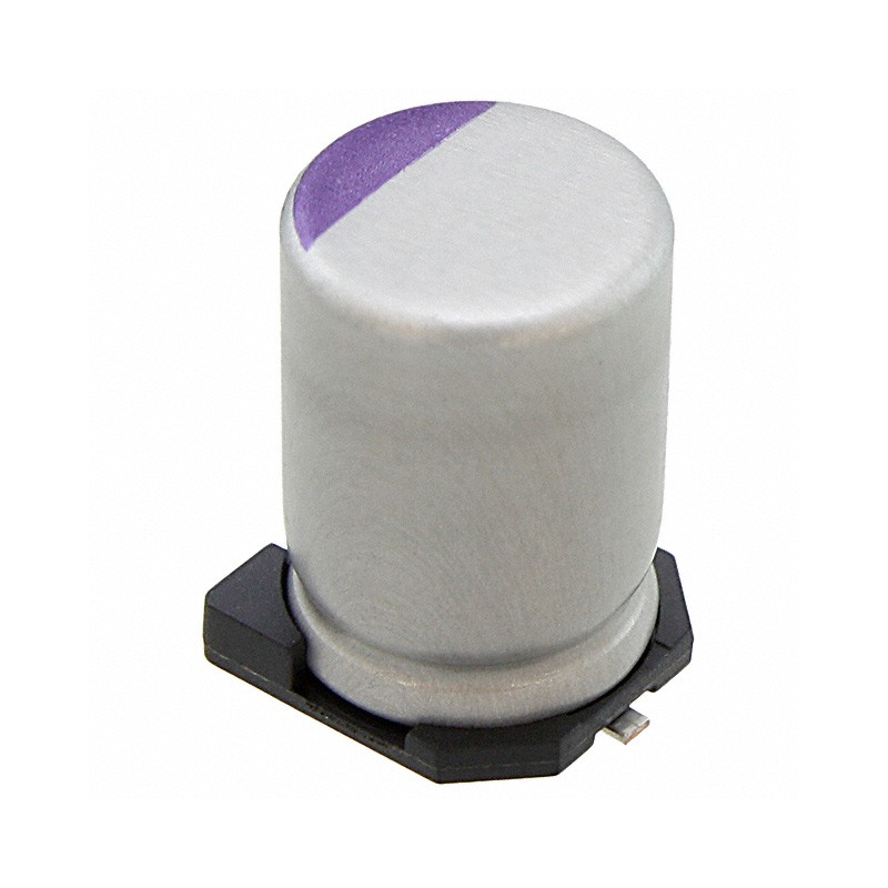 50 pcs - 6SVPE150M Panasonic 150μF Surface Mount Polymer Capacitor, 6.3V