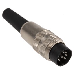 1 pcs - Binder Circular Connector, 8 Contacts, Cable Mount, M16 Connector, Plug, Male, IP40, 680 Series