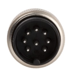 1 pcs - Binder Circular Connector, 8 Contacts, Cable Mount, M16 Connector, Plug, Male, IP40, 680 Series