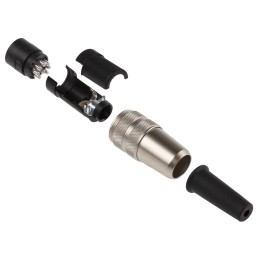 1 pcs - Binder Circular Connector, 8 Contacts, Cable Mount, M16 Connector, Plug, Male, IP40, 680 Series