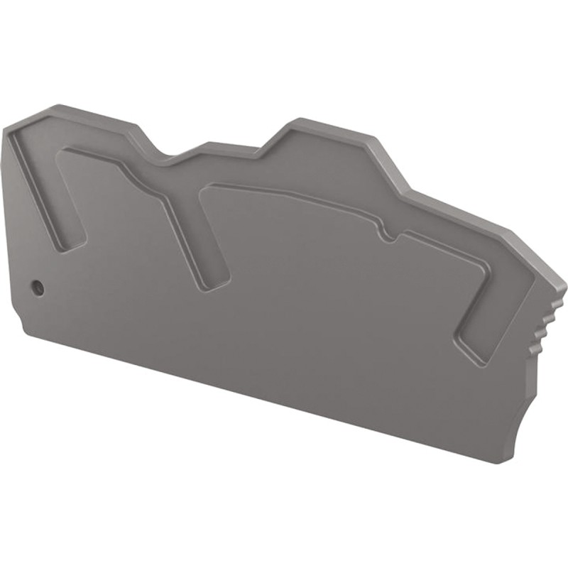 50 pcs - 1SNK708911R0000 Entrelec End Section for Use with ZK6-3P PI-Spring Screwless Terminal Blocks, ZK6-PE-3P PI-Spring Screw