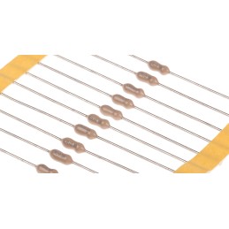 50 pcs - RS PROPC Board Non Resettable Fuse, Axial 500mA, 125V ac/dc