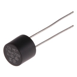 50 pcs - RS PROPC Board Non Resettable Fuse, Radial 160mA, 250V