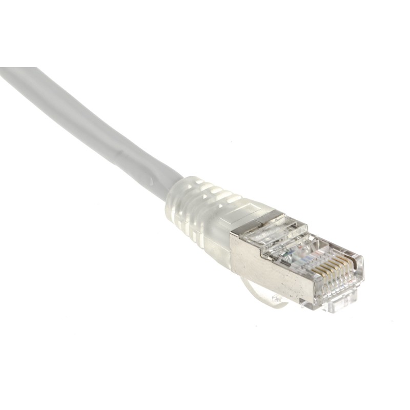 1 pcs - RS PRO Cat5e Male RJ45 to Male RJ45 Ethernet Cable, F/UTP, Grey PVC Sheath, 2m