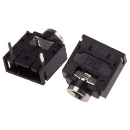 20 pcs - RS PRO Jack Connector 3.5 mm PCB Mount Stereo Socket, 3Pole