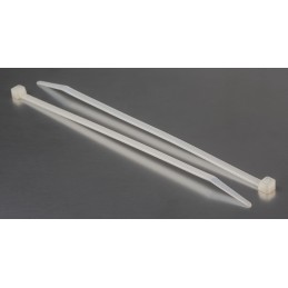 1 Bag of 100 - RS PRO Cable Tie, 190mm x 4.8 mm, Natural Nylon, Pk-100