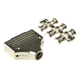 1 pcs - MH Connectors MHDM Series Zinc D Sub Backshell, 25 Way, Strain Relief