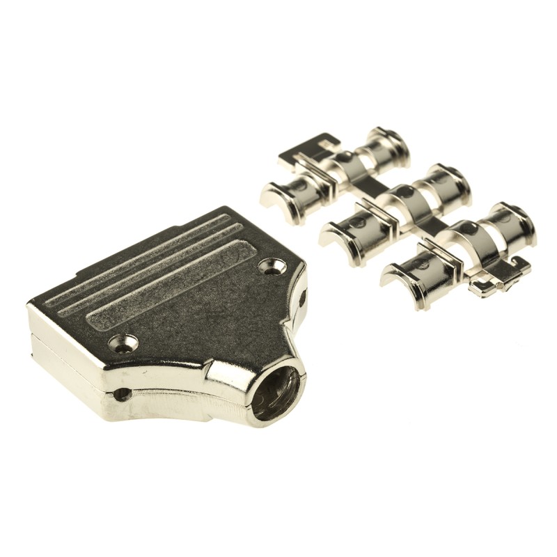 1 pcs - MH Connectors MHDM Series Zinc D Sub Backshell, 25 Way, Strain Relief