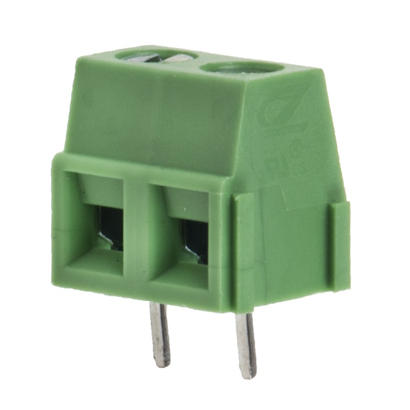 50 pcs - RS PRO PCB Terminal Block, 2-Contact, 5.08mm Pitch, Through Hole Mount, 1-Row, Screw Termination