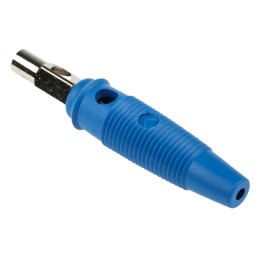 20 pcs - 930726102 Hirschmann Test & Measurement Blue Male Banana Plug, 4 mm Connector, Screw Termination, 16A, 60 V, 60V dc, Ni