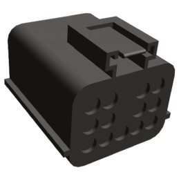 20 pcs - 344260-1 TE Connectivity, Econoseal III 070 Male Connector Housing, 4.8mm Pitch, 13 Way, 3 Row