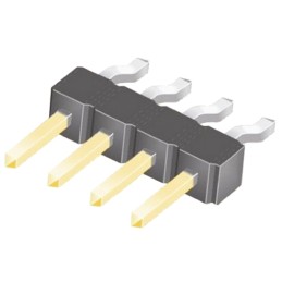 20 pcs - TSM-104-01-L-SH-P-TR Samtec TSM Series Horizontal Surface Mount Pin Header, 4 Contact(s), 2.54mm Pitch, 1 Row(s), Unshr