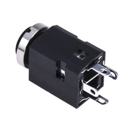 20 pcs - RS PRO Jack Connector 3.5 mm Panel Mount Stereo Socket, 3Pole