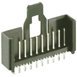 50 pcs - 2,5 MSF 11 Lumberg Minimodul Series Straight Through Hole PCB Header, 11 Contact(s), 2.5mm Pitch, 1 Row(s), Shrouded