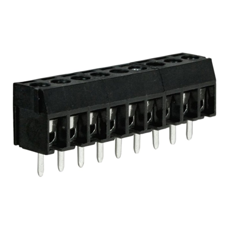 20 pcs - RS PRO PCB Terminal Block, 9-Contact, 3.5mm Pitch, Through Hole Mount, 1-Row, Screw Termination