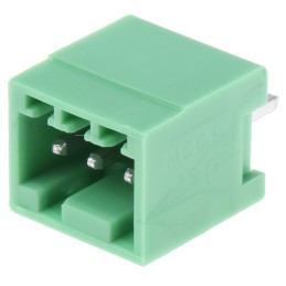 20 pcs - 1881561 Phoenix Contact 2.5mm Pitch 3 Way Pluggable Terminal Block, Header, Solder Termination