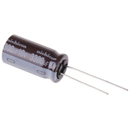 20 pcs - UPS1A332MHD Nichicon 3300μF Aluminium Electrolytic Capacitor 10V dc, Radial, Through Hole - UPS1A332MHD