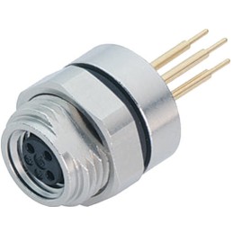 1 pcs - binder Circular Connector, 3 Contacts, Panel Mount, M8 Connector, Socket, Female, IP65, IP67, 718 Series