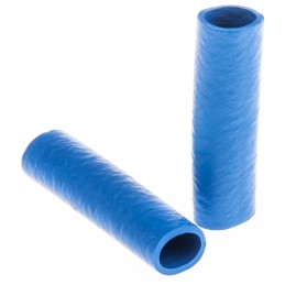 1 Bag of 100 - SES Sterling Expandable Neoprene Blue Cable Sleeve, 5mm Diameter, 25mm Length, Helavia Series