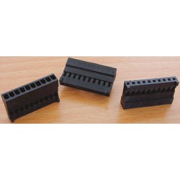 100 pcs - 661008113322 Stelvio Kontek, 48532480 Male Connector Housing, 2.54mm Pitch, 8 Way, 1 Row