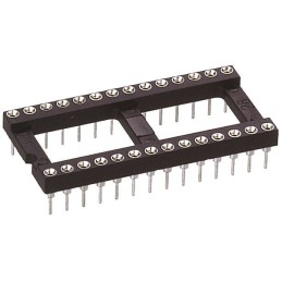 20 pcs - 110-87-422-41-001101 Preci-Dip 2.54mm Pitch Vertical 22 Way, Through Hole Turned Pin Open Frame IC Dip Socket, 1A