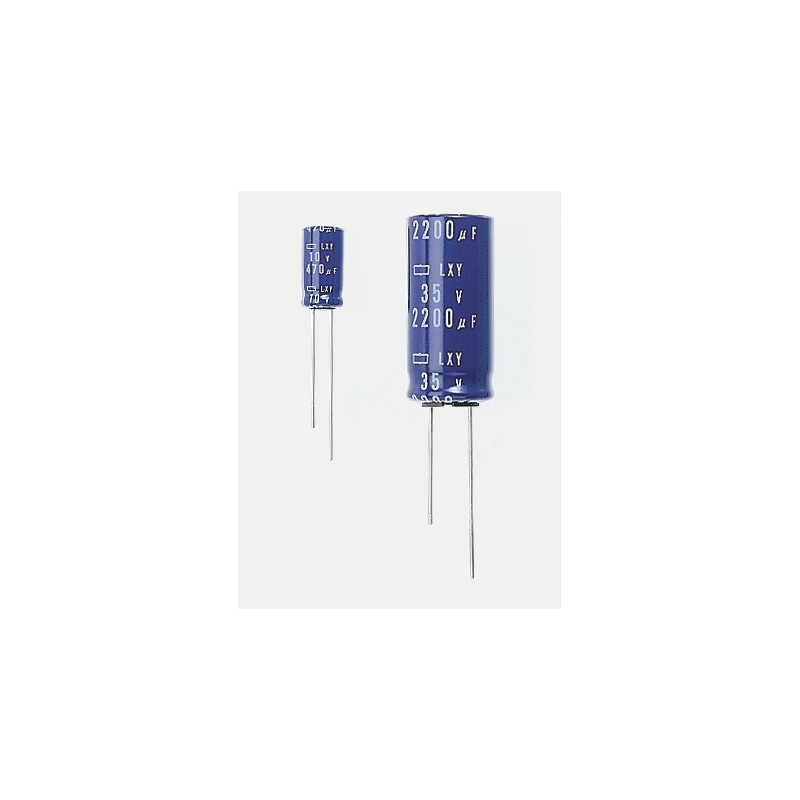 20 pcs - ELXY160ELL222MK30S Nippon Chemi-Con 2200μF Electrolytic Capacitor 16V dc, Through Hole - ELXY160ELL222MK30S