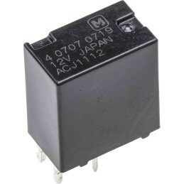 1 pcs - Panasonic PCB Mount Automotive Relay, 12V dc Coil Voltage, 25A Switching Current, SPDT