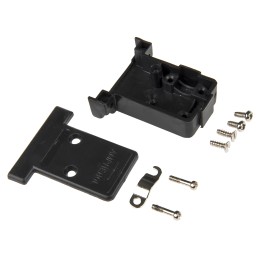 1 pcs - Amphenol ICC Polymer Angled, Straight D Sub Backshell, 15 Way