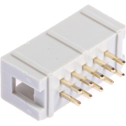 1 pcs - RS PRO 10-Way IDC Connector Plug for Through Hole Mount, 2-Row